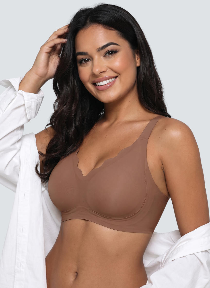 Seamless Scalloped Jelly Bra