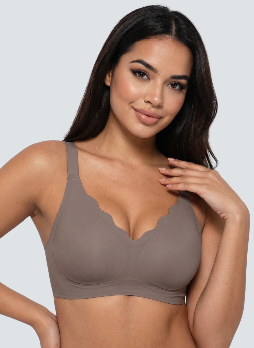 Seamless Scalloped Jelly Bra