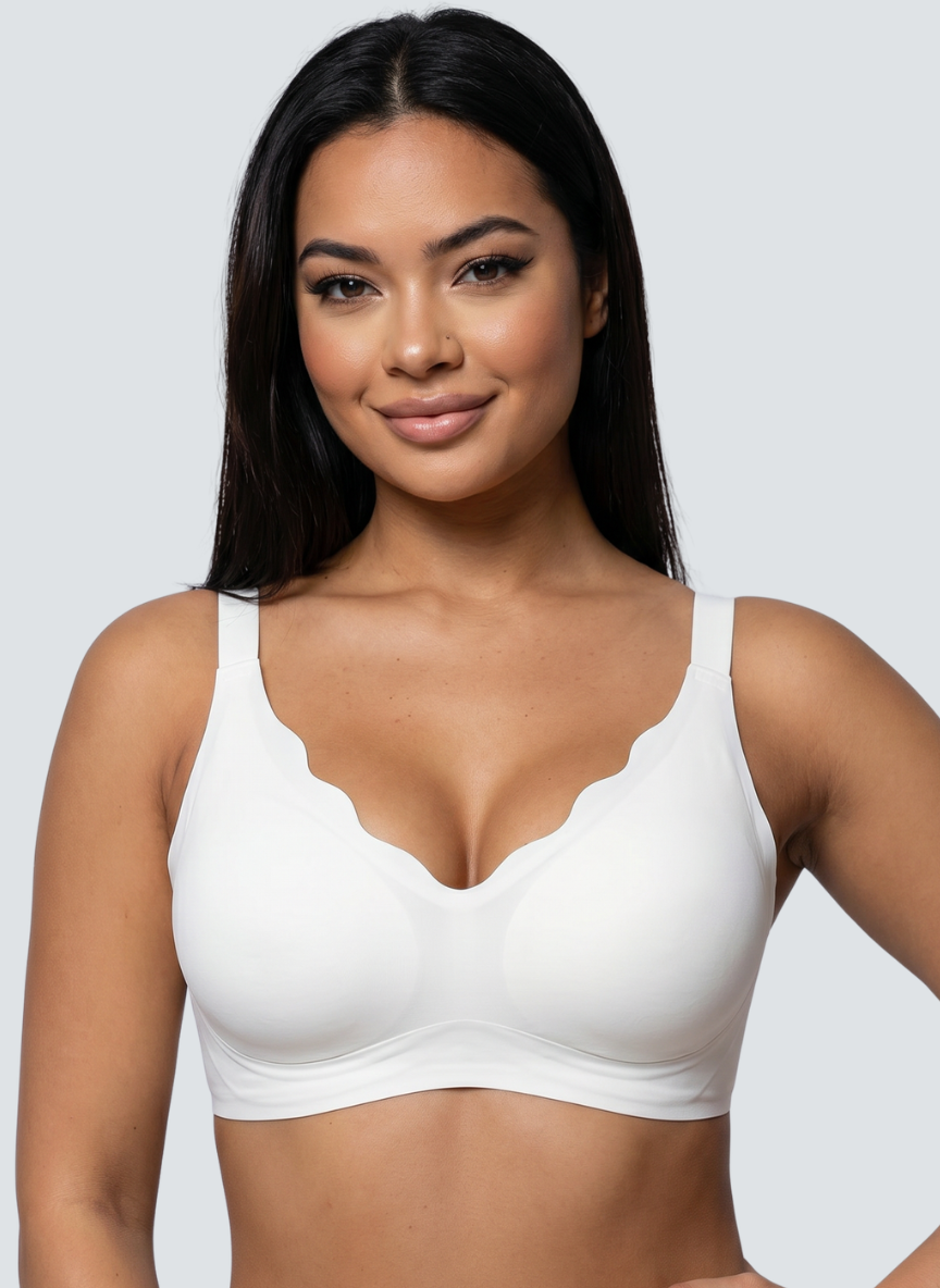 Seamless Scalloped Jelly Bra