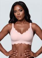 Wireless Scalloped Jelly Bra