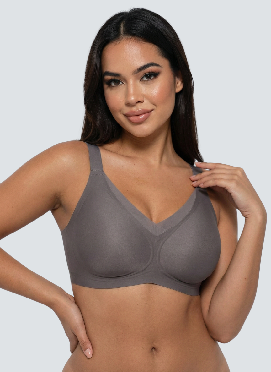 Wireless V-Neck Mesh Jelly Bra