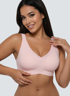 Wireless V-Neck Mesh Jelly Bra