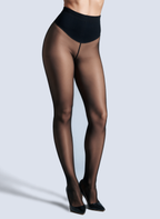 Sheer Fleece-Lined Tights