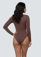 Long-Sleeve Smoothing Bodysuit