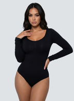 Long-Sleeve Smoothing Bodysuit