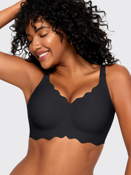 Seamless Scalloped Jelly Bra