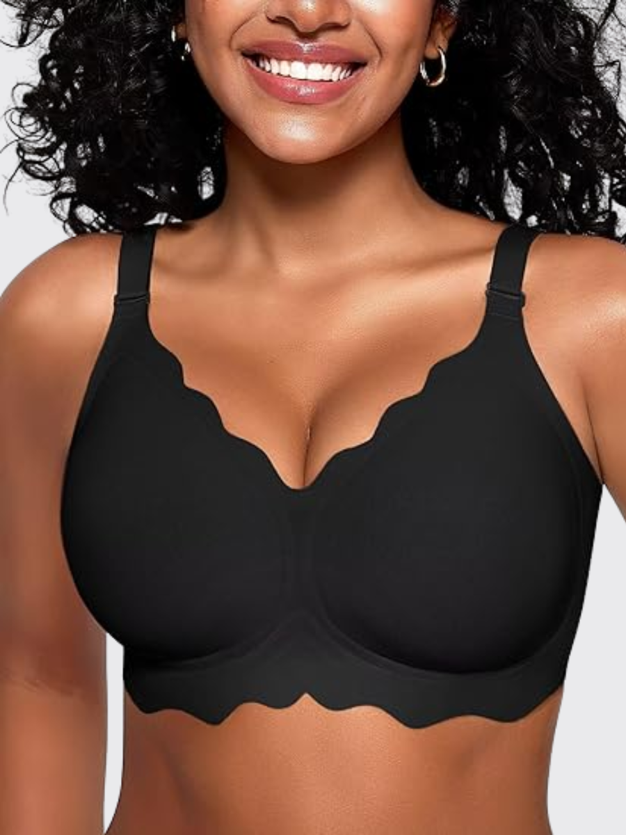 Seamless Scalloped Bra