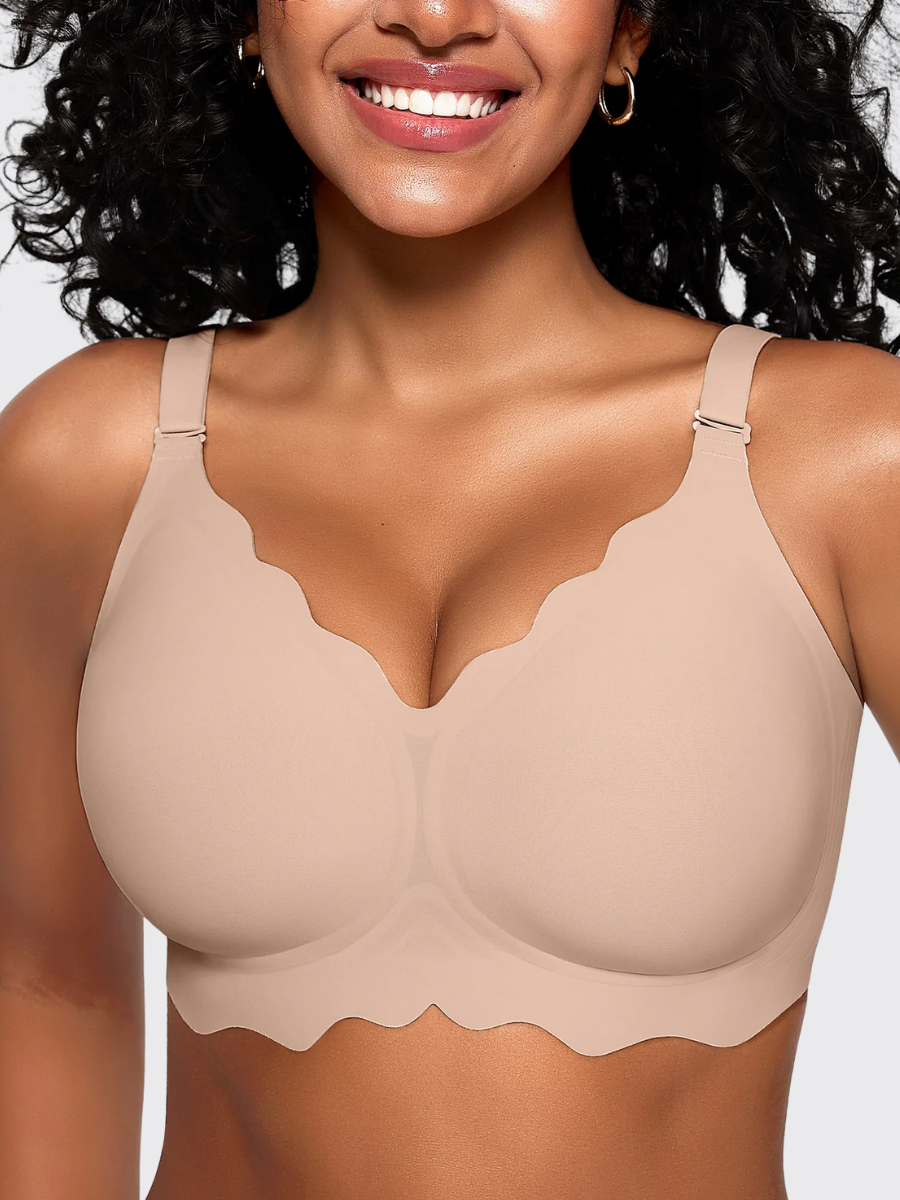 Seamless Scalloped Bra