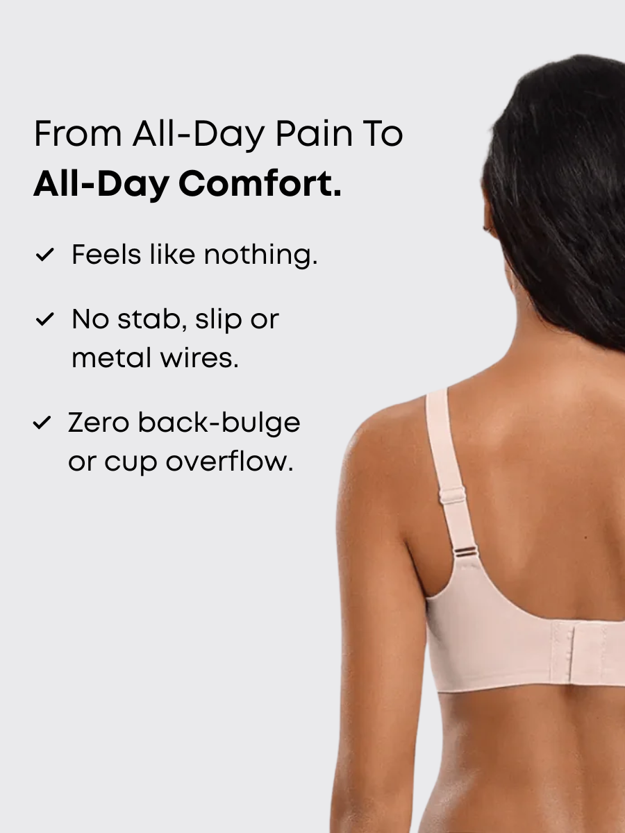 Wireless Scalloped Push-Up Bra