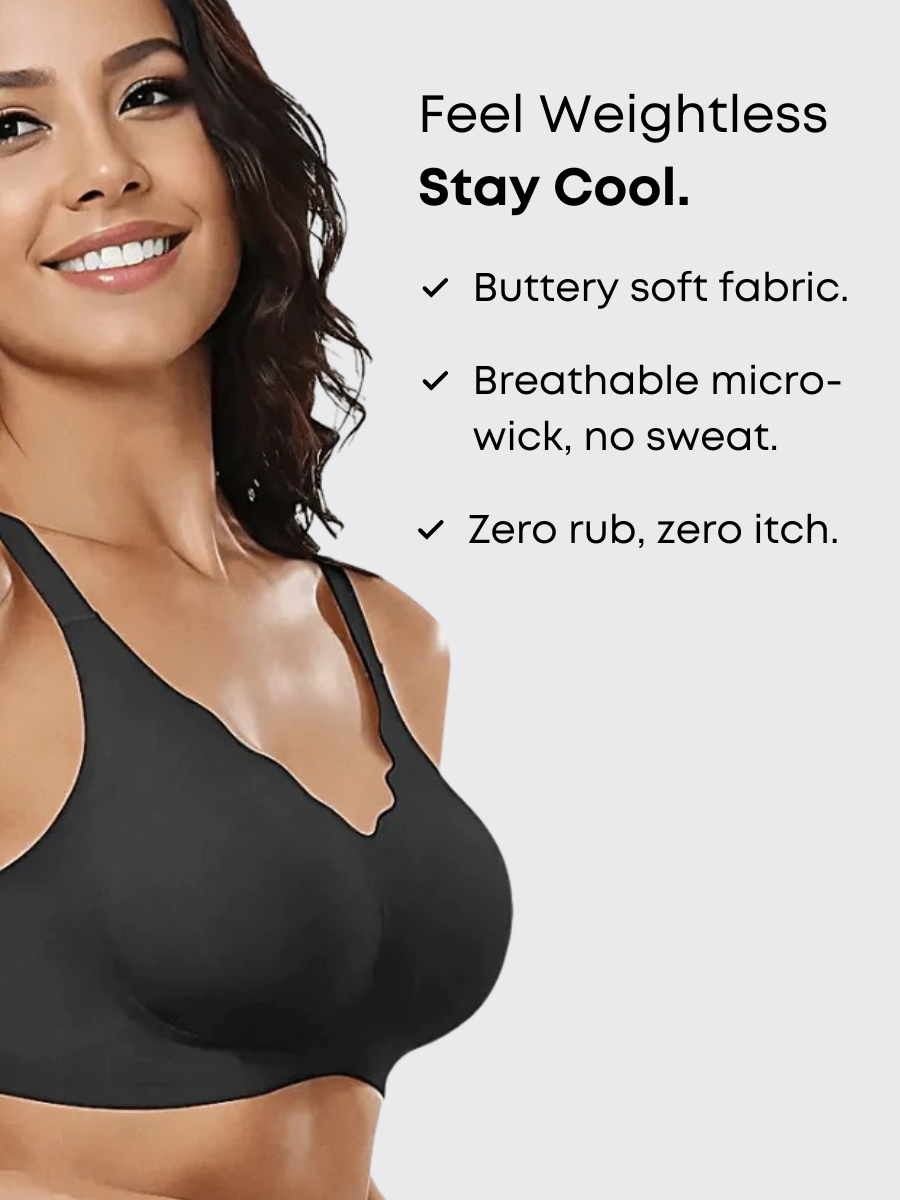 Wireless Scalloped Push-Up Bra