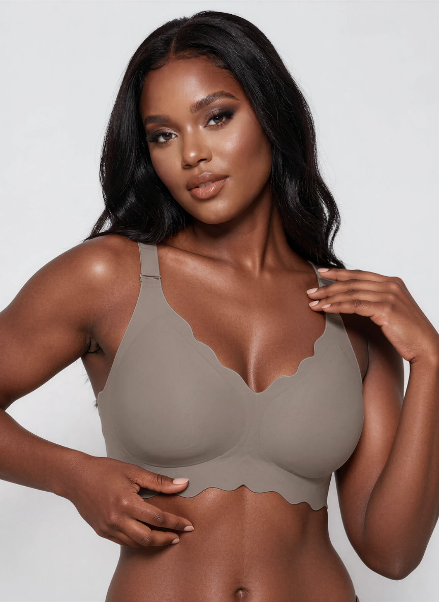 Wireless Scalloped Jelly Bra
