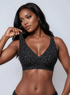 Wireless Leopard Jelly Bra